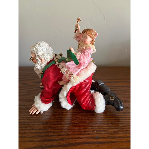 VTG Fabriche Kirk Adler KSA Collectibles Ltd Edition 'Grandpa Santas Piggy Back' - Picture 10 of 13
